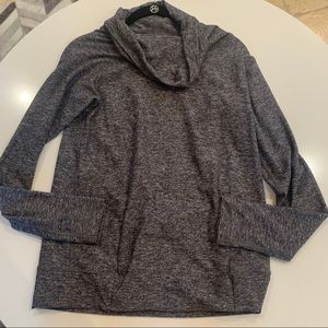 Lululemon Heathered Grey Long Sleeve Turtleneck